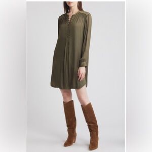 NWT Treasure & Bond - Button Front Satin Dress